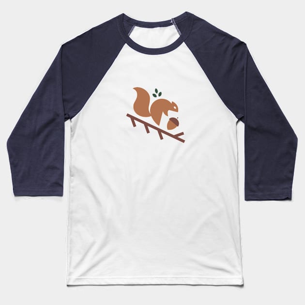 Squirrel Baseball T-Shirt by Léo Alexandre